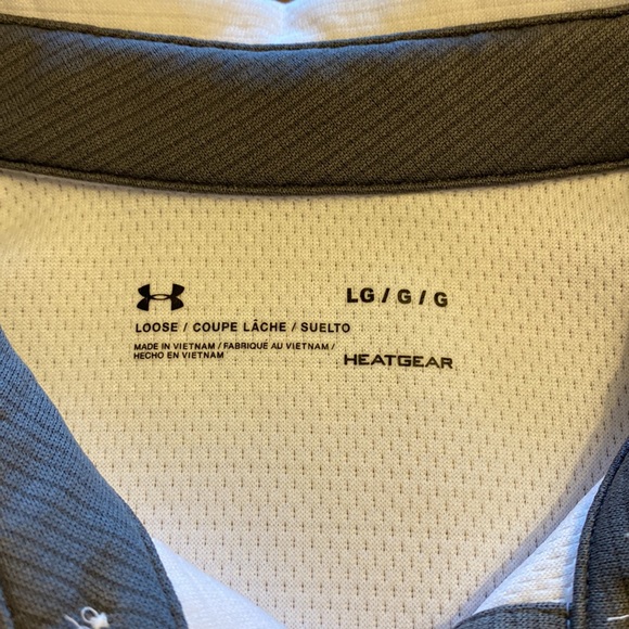 Under Armour Heatgear Men’s Polo Size Large. Like new - Picture 9 of 9